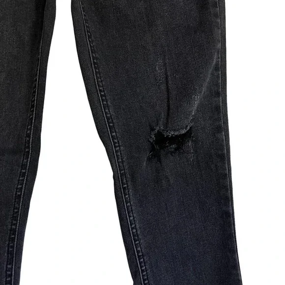 Free People High Rise Distressed Skinny Jeans Size 25 - Picture 12 of 16